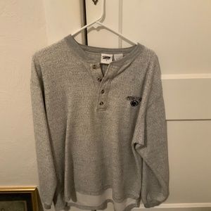 Gray Penn State thermal jersey